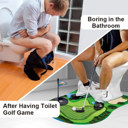 Bathroom Mini Golf Set | Fun Toilet Game | Perfect Gift for Men