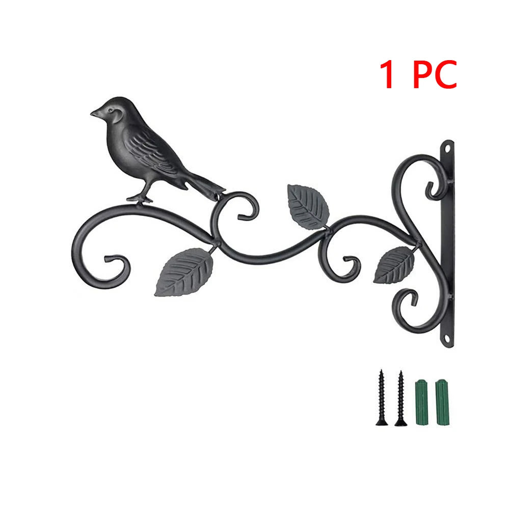 Metal Wall Hooks for Plants | Flower Pot Holder | Balcony and Garden Decor