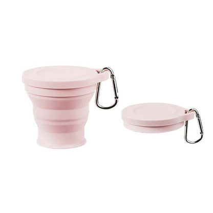 Collapsible Foldable Cup | Food-Grade Silicone | With Hanging Loop | For Outdoor Use