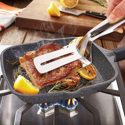 Versatile Stainless Steel Kitchen Tongs and Spatula Combo | 26.2 cm