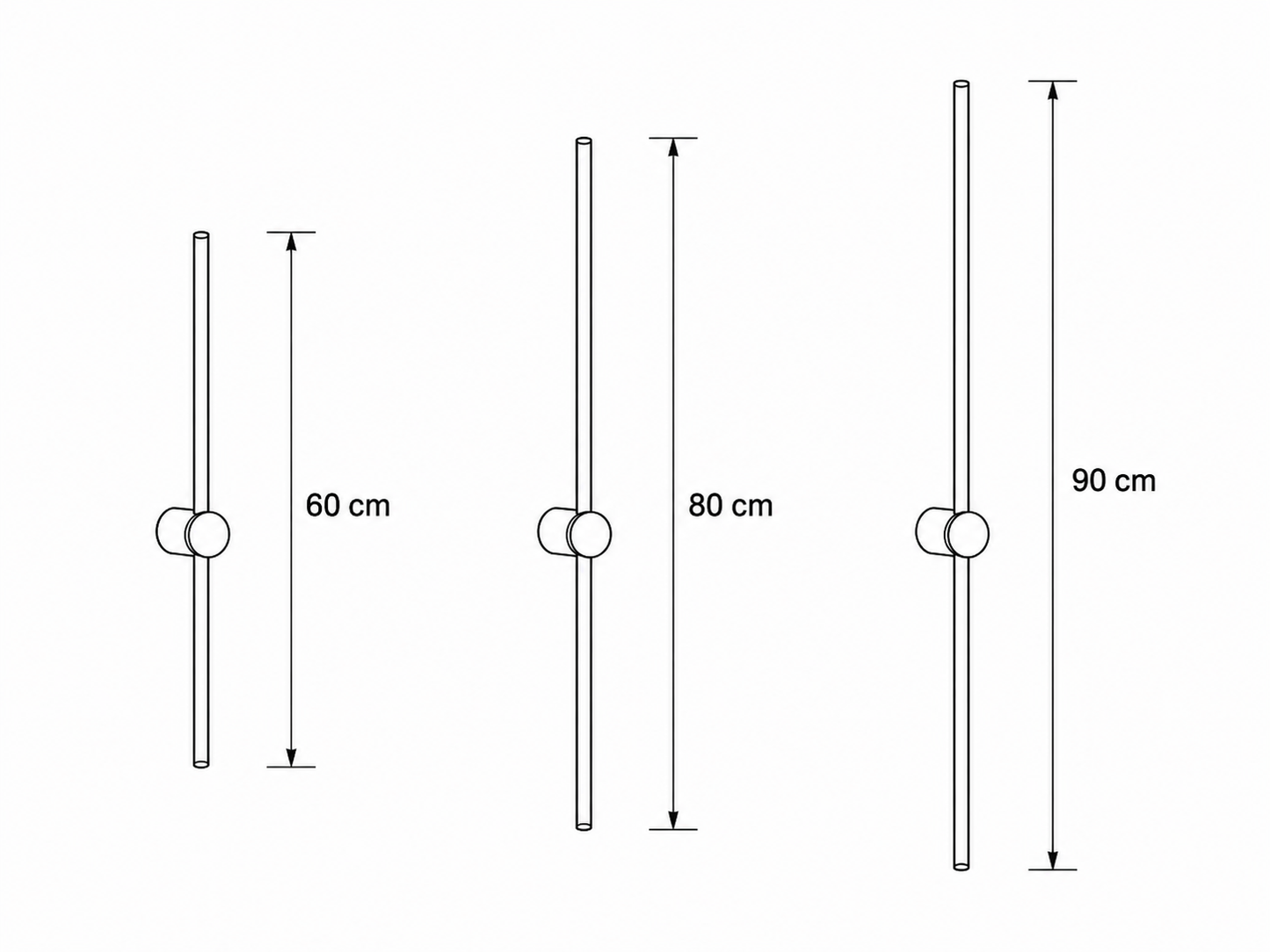 Nordic Style Linear Wall Light Fixture