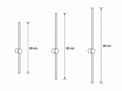 Nordic Style Linear Wall Light Fixture