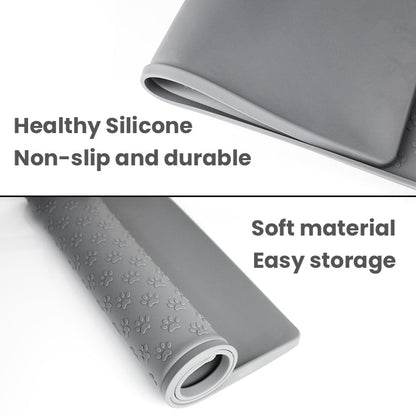 Silicone Pet Feeding Mat for Easy Clean-Up