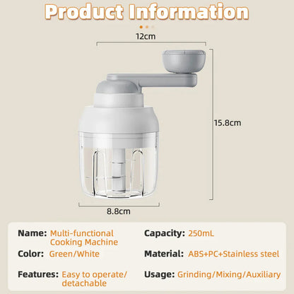 Hands-Free Garlic Chopper for Precise and Effortless Mincing