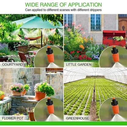 Smart Drip Irrigation System AquaFlow | Adjustable Nozzles & Easy Setup | Save Up to 70% Water