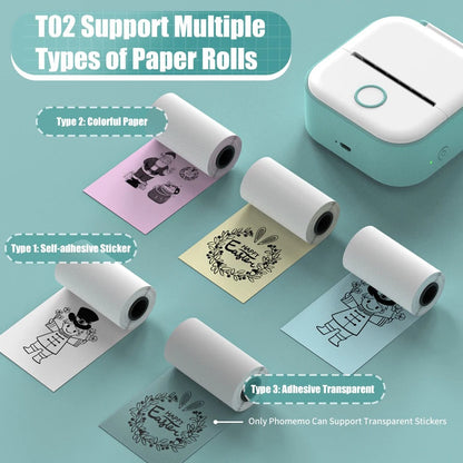 Compact Mini Photo Printer – Ink-Free Thermal Printing for On-the-Go