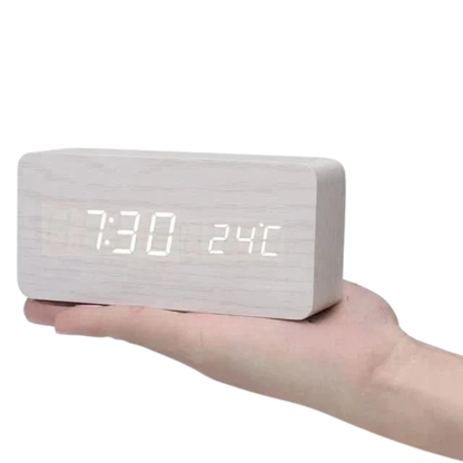 Clear Time and Temperature Display Anytime, Anywhere