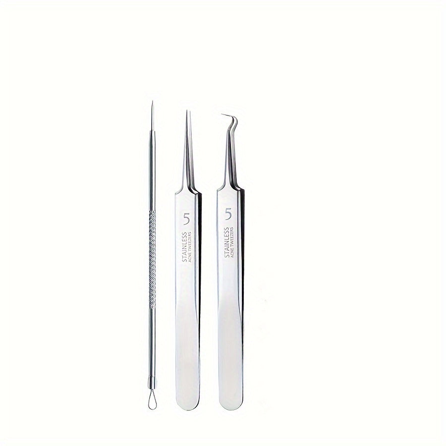 PureGlow Extractor - Premium Stainless Steel Blemish Tool