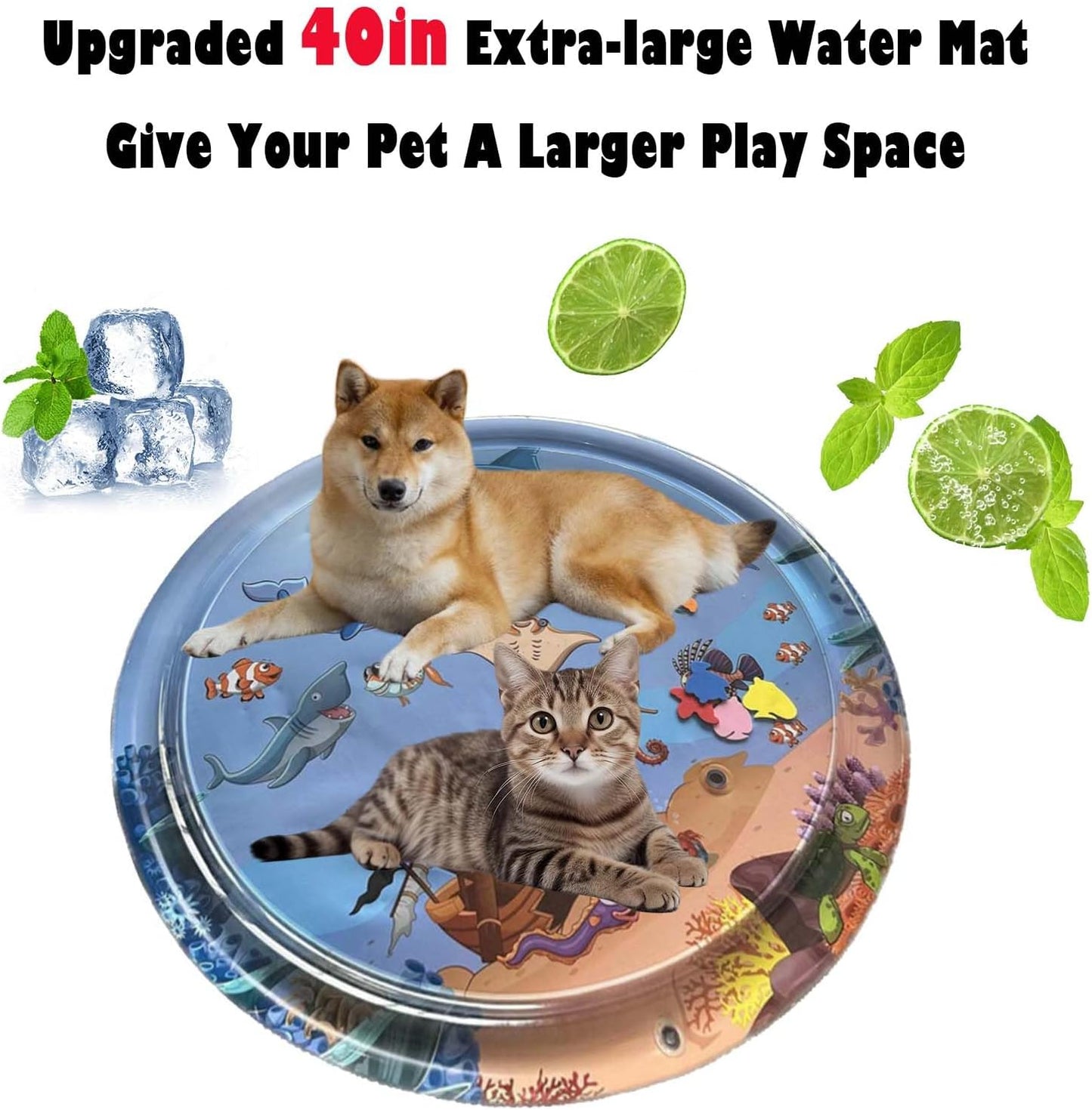 SplashPlay Mat for Cats | Interactive Water Play Area