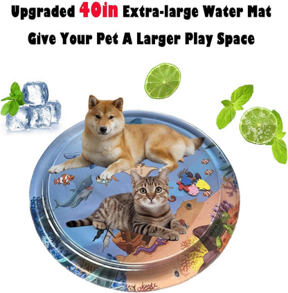 SplashPlay Mat for Cats | Interactive Water Play Area