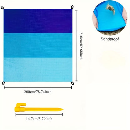 Large Beach Mat – Sand Resistant Outdoor Blanket
