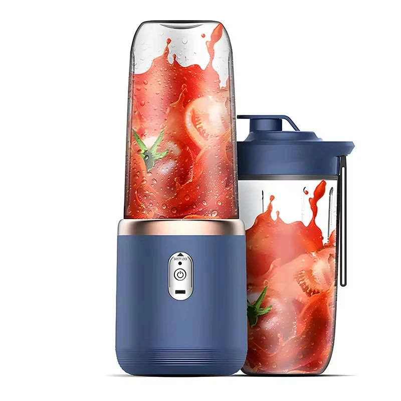 Portable Mini Blender with USB | Convenient Smoothie Maker for Travel | Single and Double Cup Options