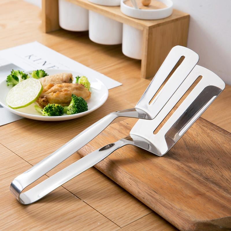 Versatile Stainless Steel Kitchen Tongs and Spatula Combo | 26.2 cm