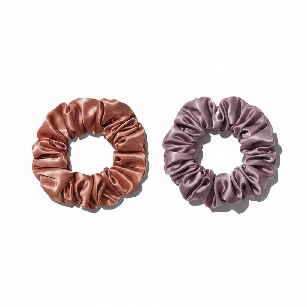 2-Pack Simple Hair Ties for Minimalist Styles