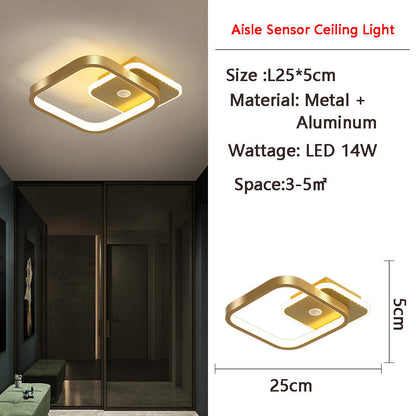 LED Ceiling Light with PIR Motion Sensor – Smart, Energy Efficient, Ideal for Hallway and Bathroom