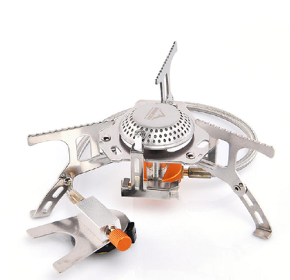Compact Square Stove for Outdoor Camping