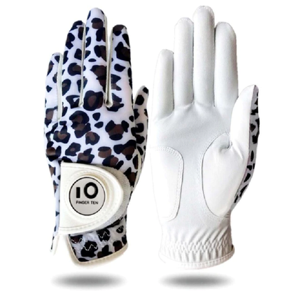 Women's Golf Gloves with Print Design