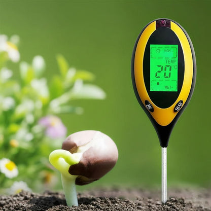 4-in-1 Soil Meter for Precise Monitoring of Plants and Soil