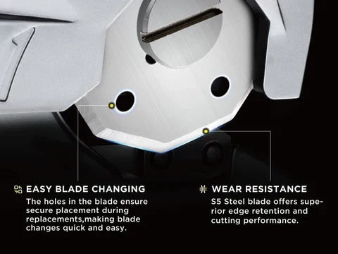 Cordless Precision Cutting Shears with LED Light | 1500mAh Battery & Durable Blades