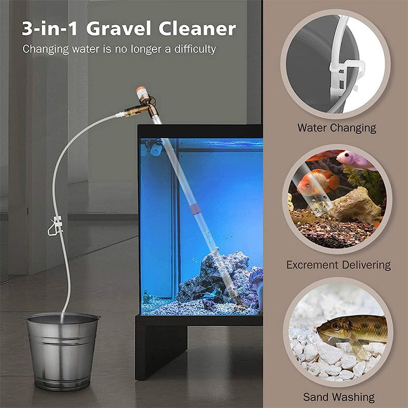 Gravel Cleaning Kit for Aquarium Water Changes