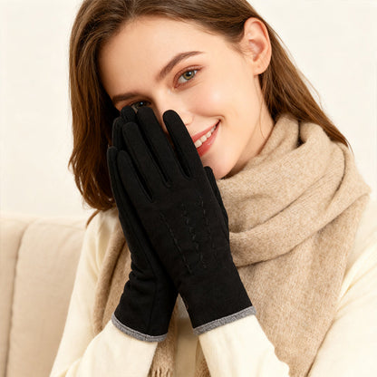 Keep Warm with Touchscreen-Compatible Winter Gloves for Anytime Use