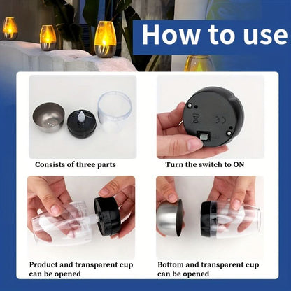 Rechargeable Flickering Lantern for Outdoor and Restaurant Lighting