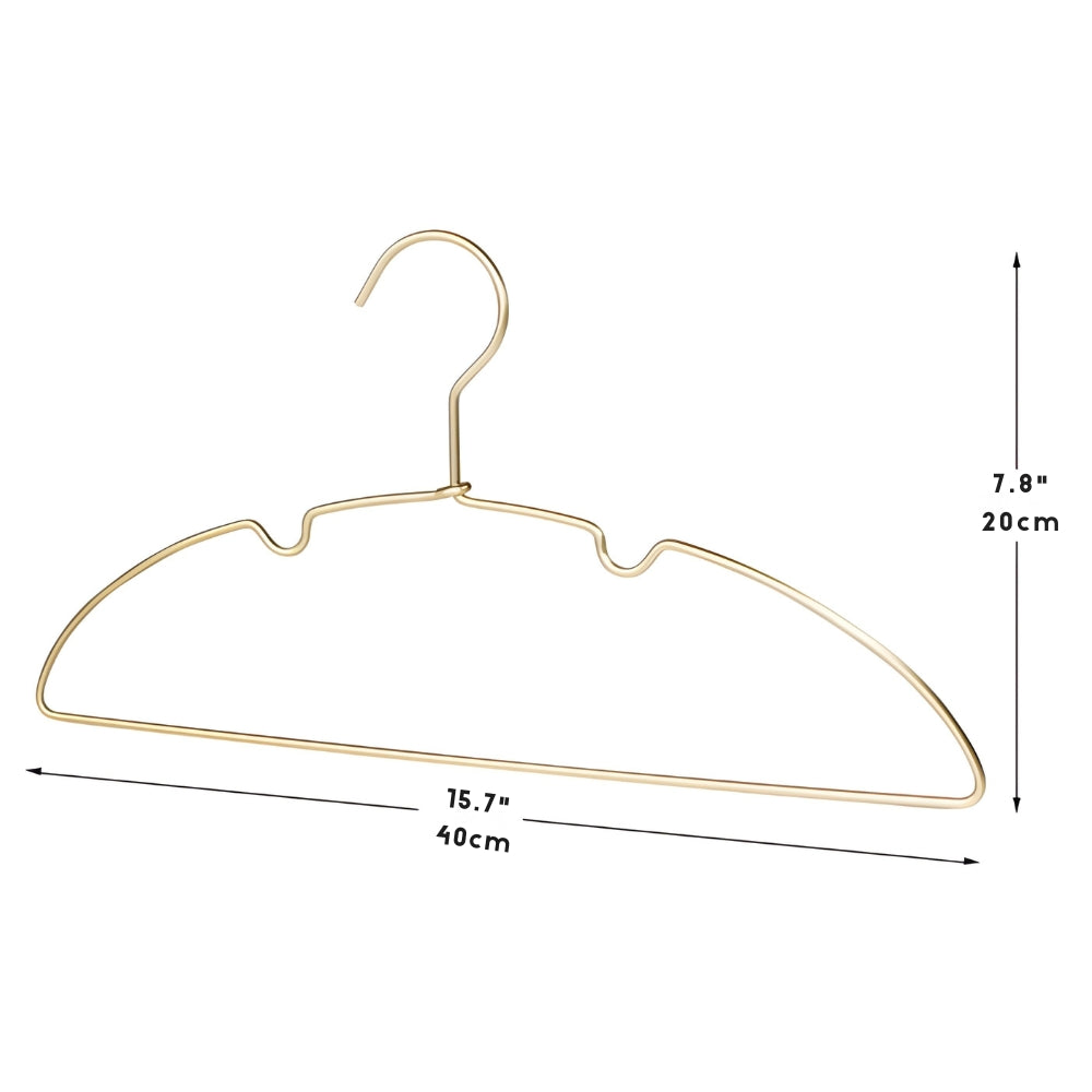 Elegant Garment Hangers for a Streamlined Closet | 10-Pack