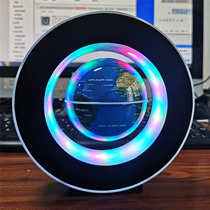 Floating Globe with Soothing Ambient Light – Captivating Design