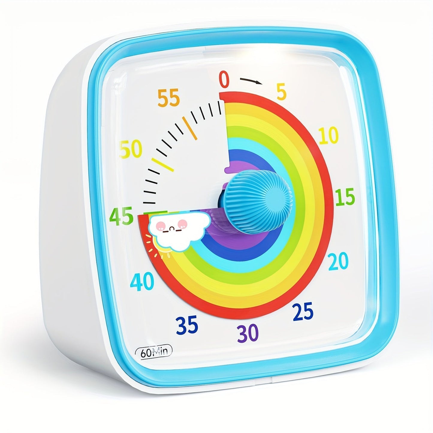 Visual Countdown Timer for 60 Minutes – Rainbow Time Management for Work, Study, and Home