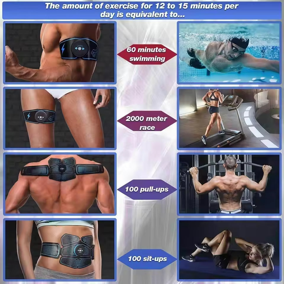 EMS Abdominal Muscle Stimulator for Core Strengthening and Toning