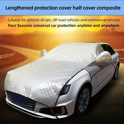 All-Season Wind & Frost Shield for Car Windshields - Sun and Ice Protection