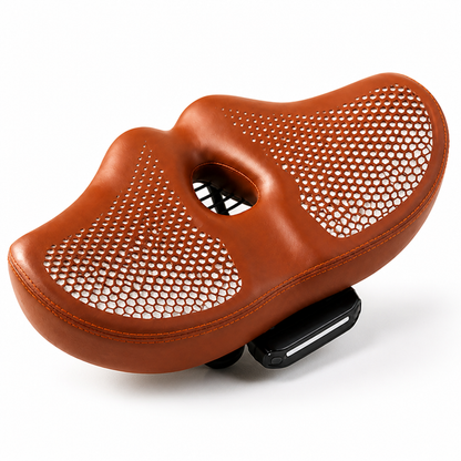 Ultimate Comfort Wide Bike Seat with Dual-Spring Support