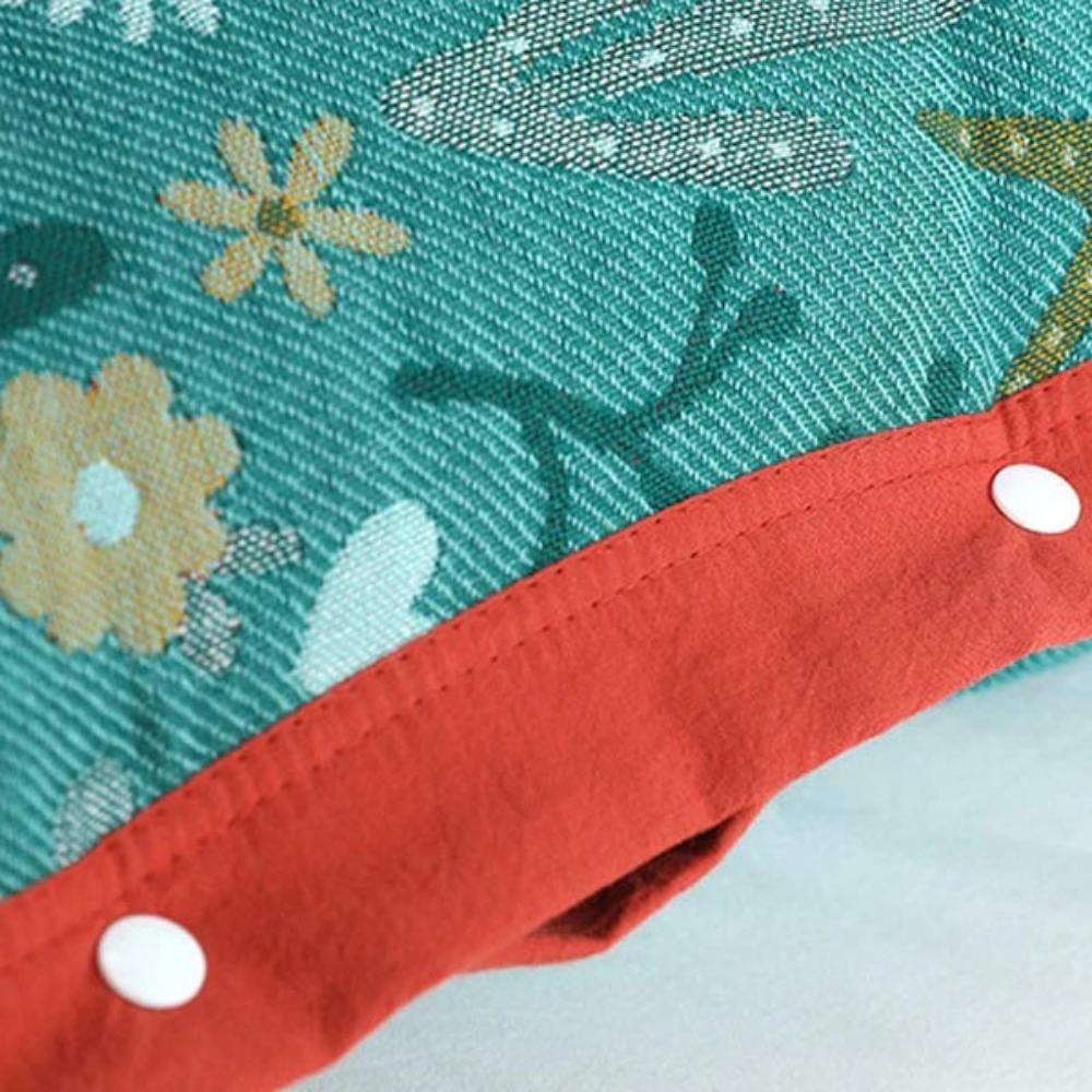 Luxurious Cotton Pillowcases with Reversible Floral Design