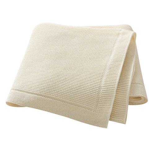 Soft Cotton Baby Blanket 100×80 cm | Breathable All-Season Blanket for Infants | Ideal for Strollers, Crawling & Changing