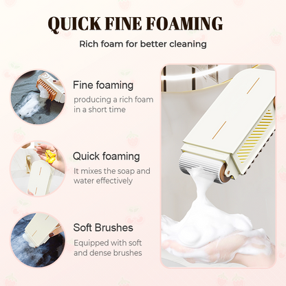 Quick Foam Soap Scrubber for Effortless Cleaning