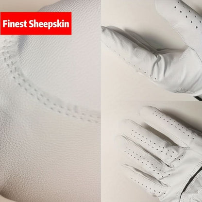 Left Hand Sheepskin Golf Glove for Enhanced Grip