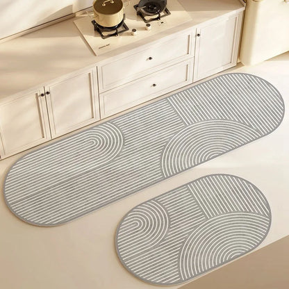 Non-Slip Kitchen and Bath Mat with High Absorbency