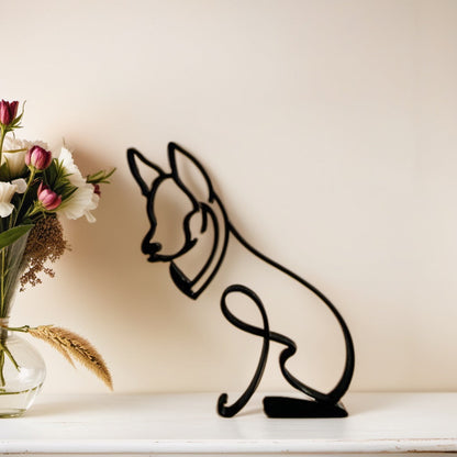 Sculpted Elegance: Modern Canine Art Pieces