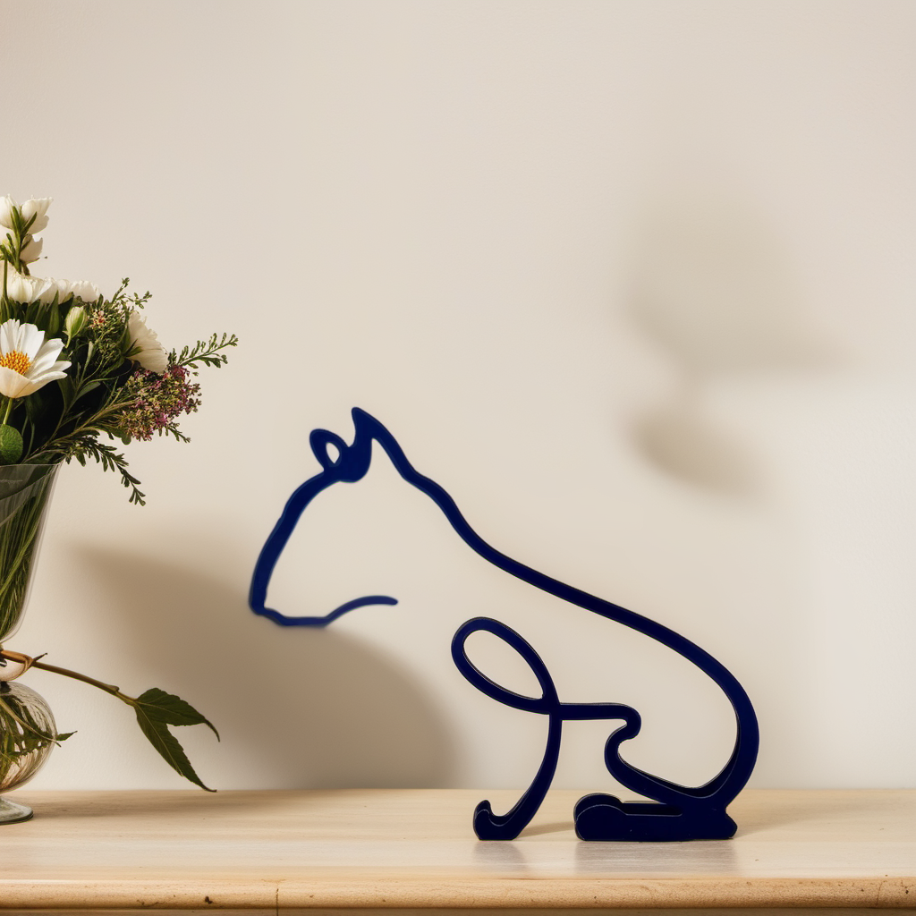Sculpted Elegance: Modern Canine Art Pieces