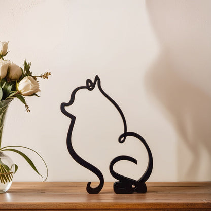 Sculpted Elegance: Modern Canine Art Pieces