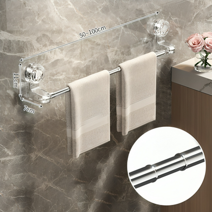 Adjustable Suction Cup Towel Holder