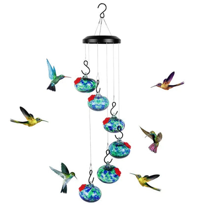 Hummingbird Feeder with Double Design – Durable and Weather-Resistant Wind Chime