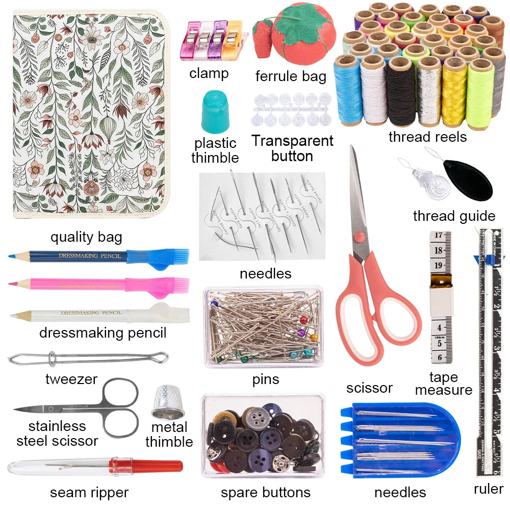 Multifunctional Sewing Kit – Complete Accessory Set for Home & Travel