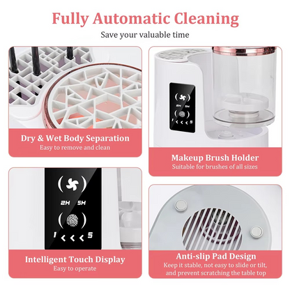 Quick Clean Makeup Brush Dryer and Cleaner