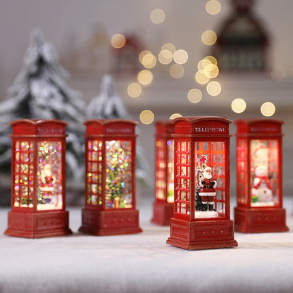 Buy One Get One Free | Rotating Christmas Lantern with LED Lights