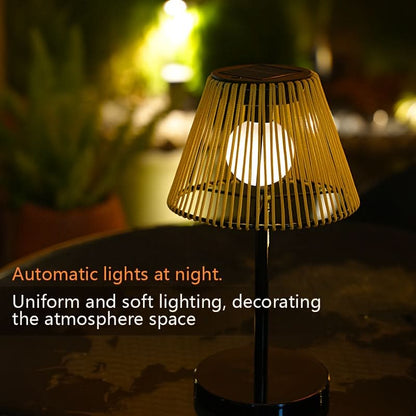 Wireless Solar-Powered Table Light