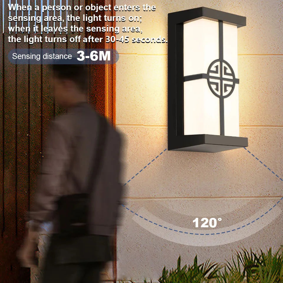 Outdoor Wall Light with Motion Sensor | Waterproof LED | 16W/30W IP65