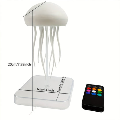 Remote-Controlled Jellyfish Lamp for Bedside Decor