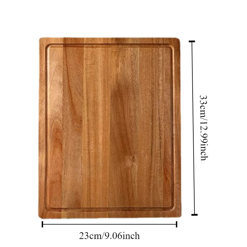 Premium Acacia Wood Chopping Board with Convenient Handle