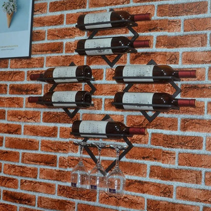 Elegant Wine Rack for Space Saving and Showcasing Your Collection